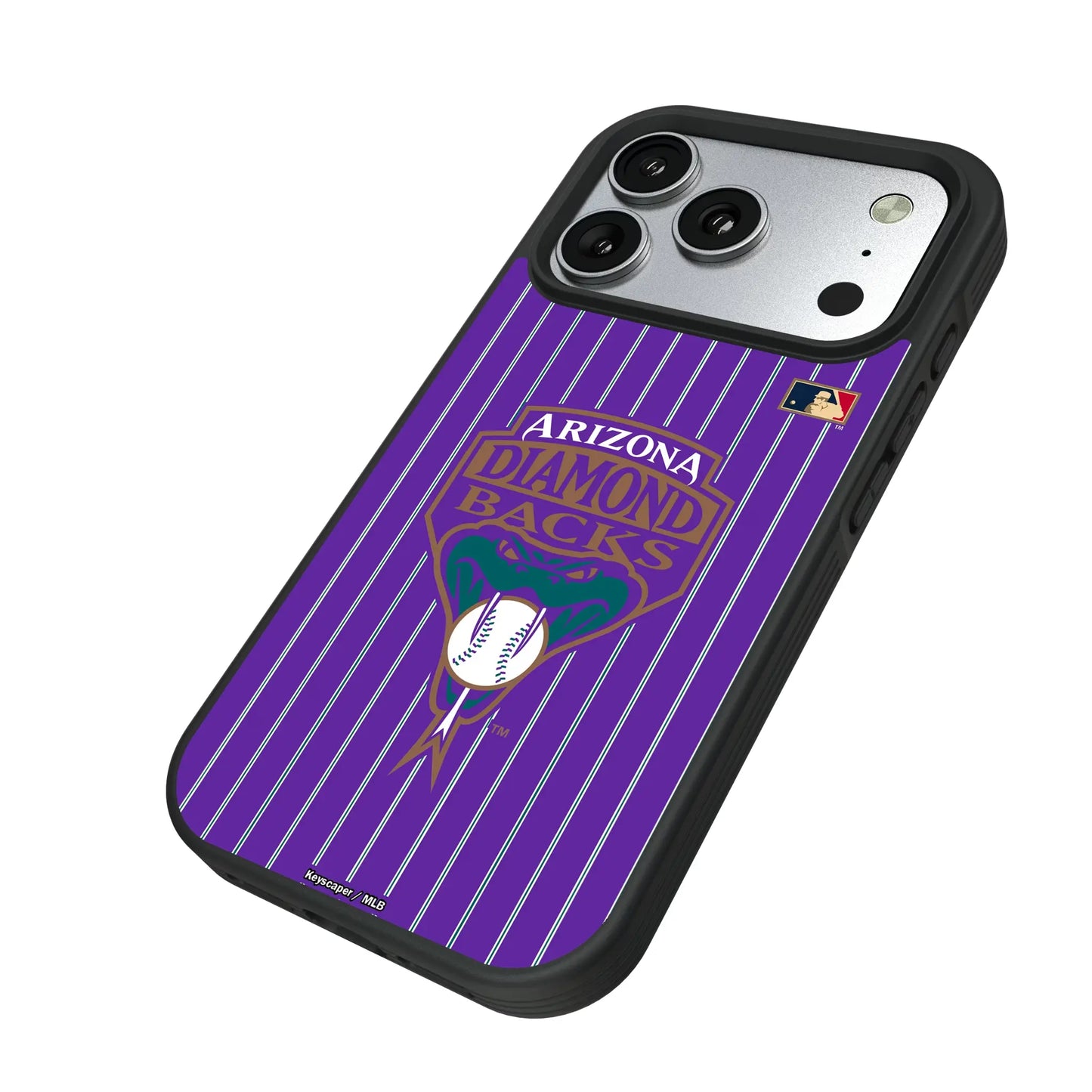 Arizona Diamondbacks 1999-2006 - Cooperstown Collection Pinstripe Bump Phone Case for Apple iPhone