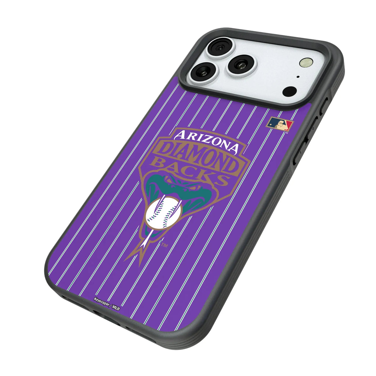 Arizona Diamondbacks 1999-2006 - Cooperstown Collection Pinstripe Bump Phone Case for Apple iPhone