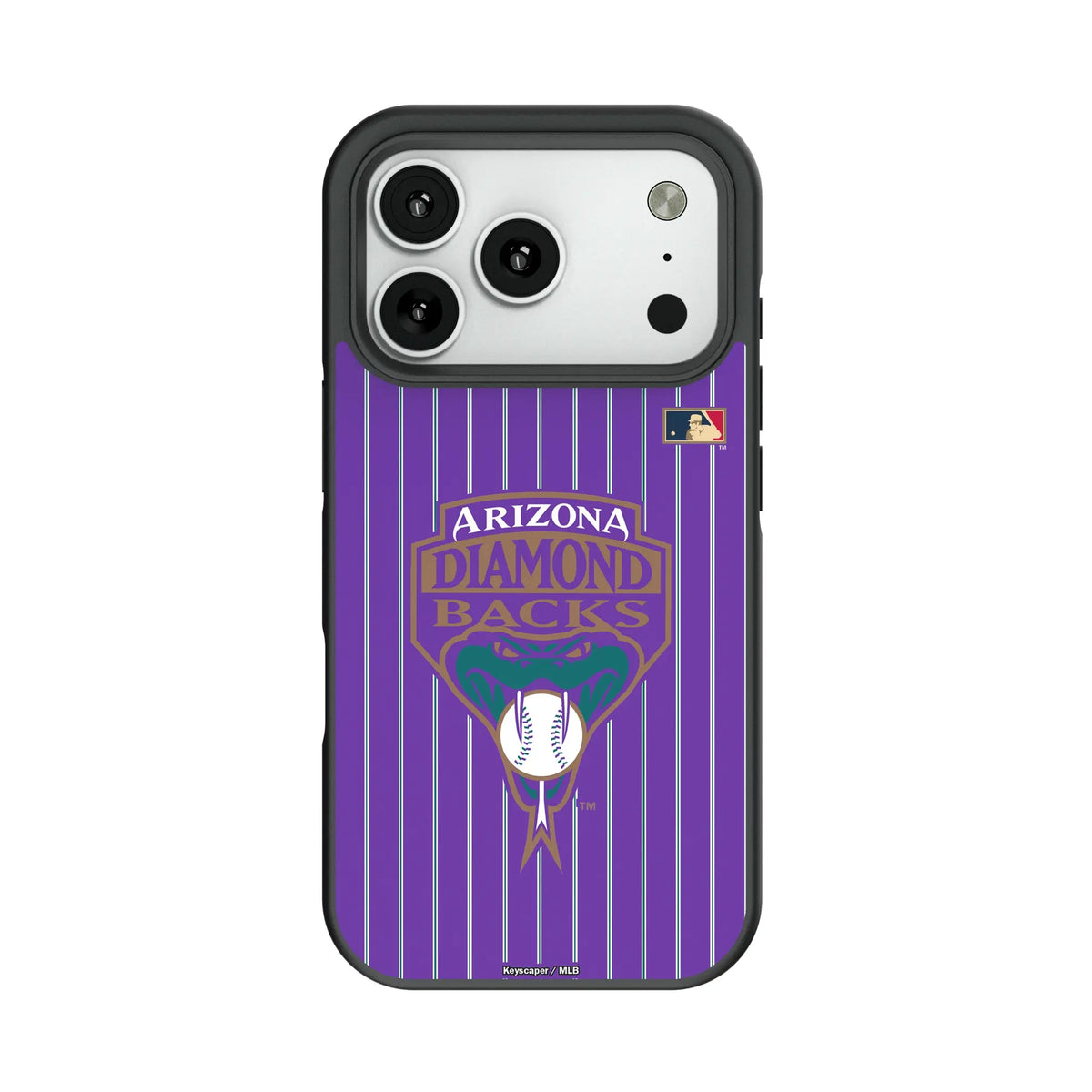 Arizona Diamondbacks 1999-2006 - Cooperstown Collection Pinstripe Bump Phone Case for Apple iPhone
