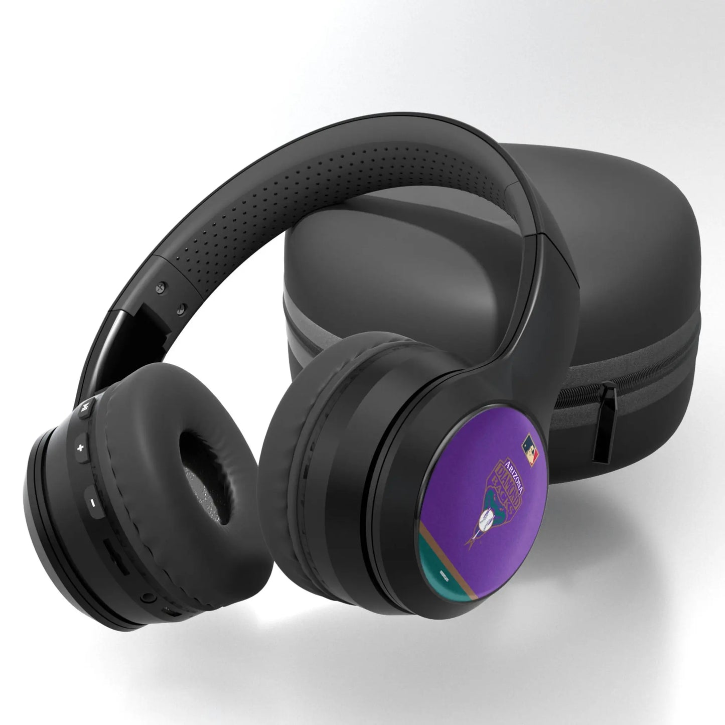Arizona Diamondbacks 1999-2006 - Cooperstown Collection Stripe Wireless Over-Ear BT Headphones With Case