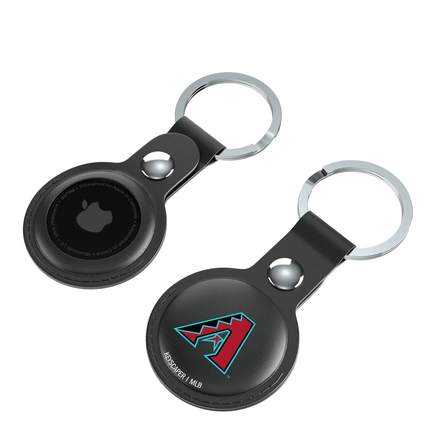 Arizona Diamondbacks Insignia Black Airtag Holder 2-Pack