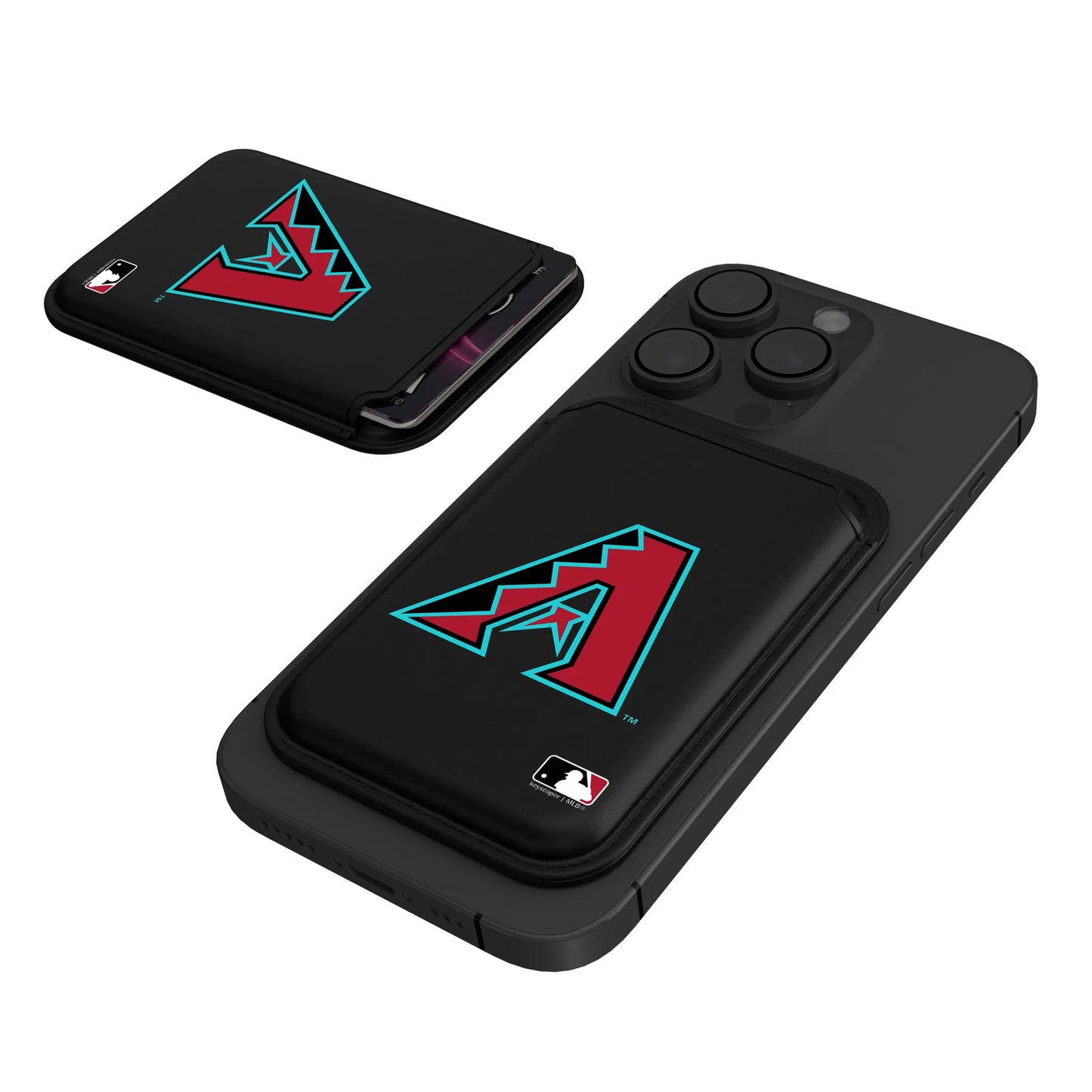 Arizona Diamondbacks Insignia Black Magnetic Credit Card Wallet
