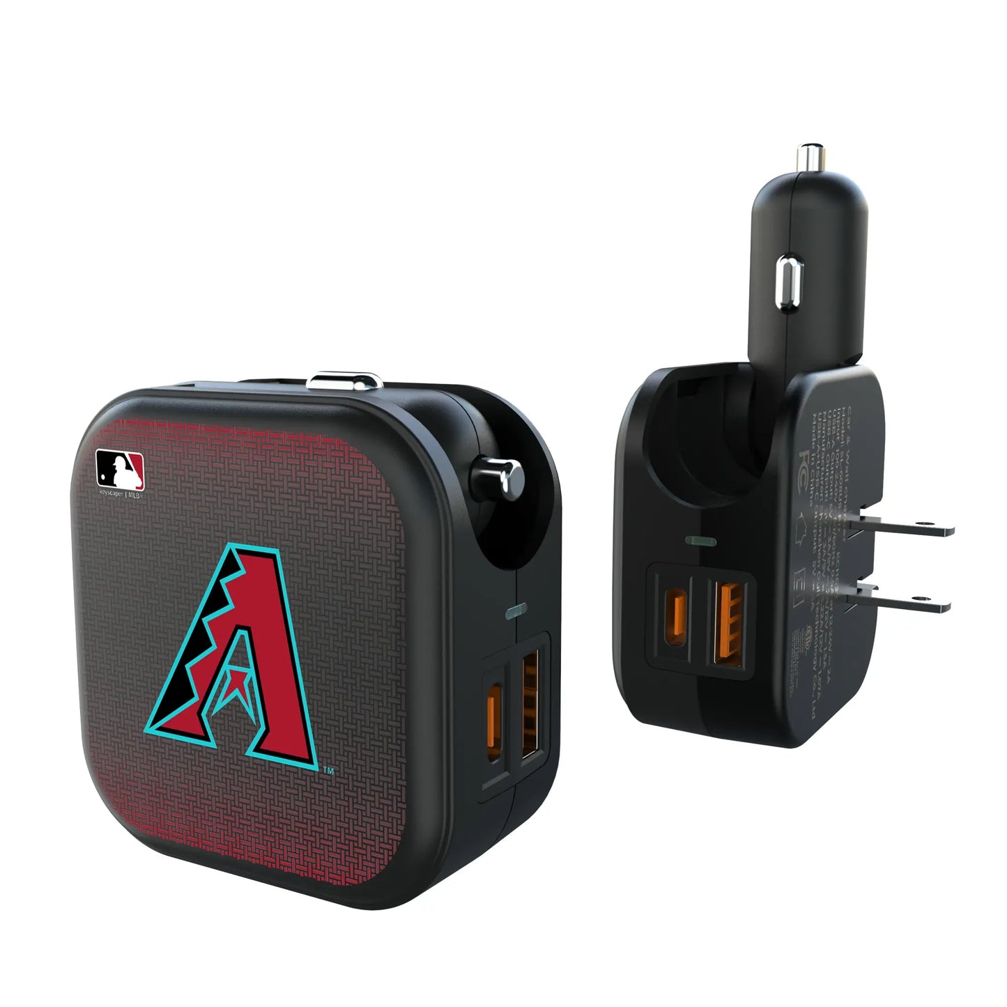 Arizona Diamondbacks Linen 2 in 1 USB A/C Charger