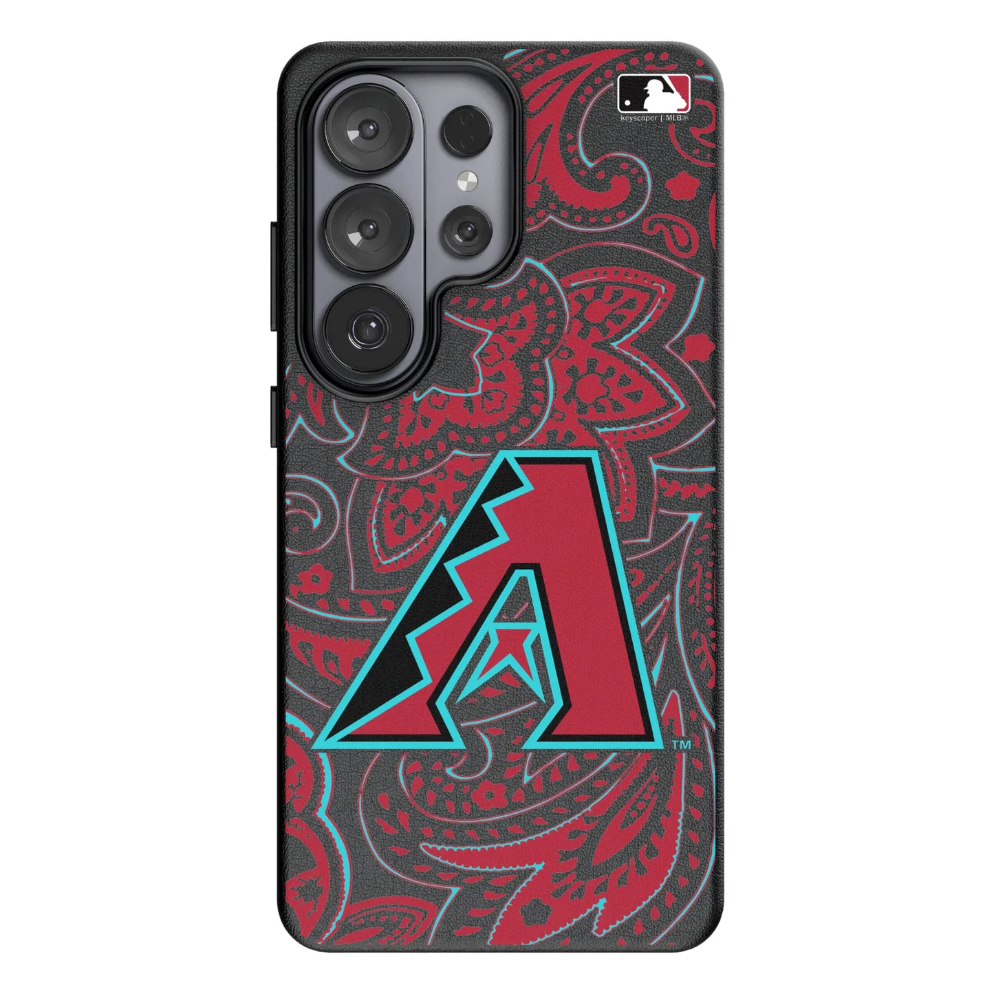 Arizona Diamondbacks Paisley MagSafe Compatible Phone Case for Samsung Galaxy