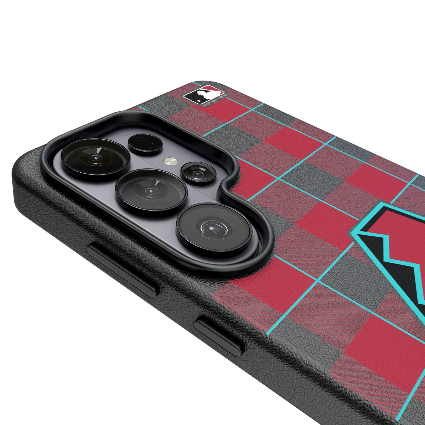 Arizona Diamondbacks Plaid MagSafe Compatible Phone Case for Samsung Galaxy