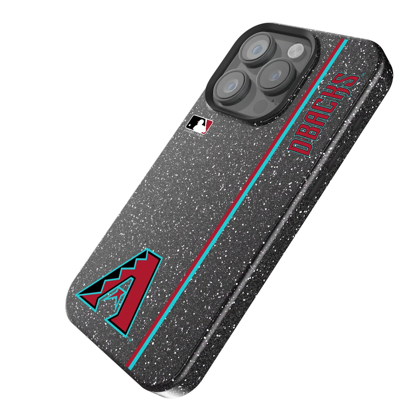 Arizona Diamondbacks Sidebar Black Bling Phone Case for Apple iPhone
