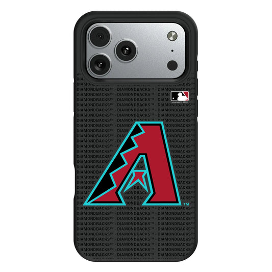Arizona Diamondbacks Text Backdrop Bump Phone Case for Apple iPhone