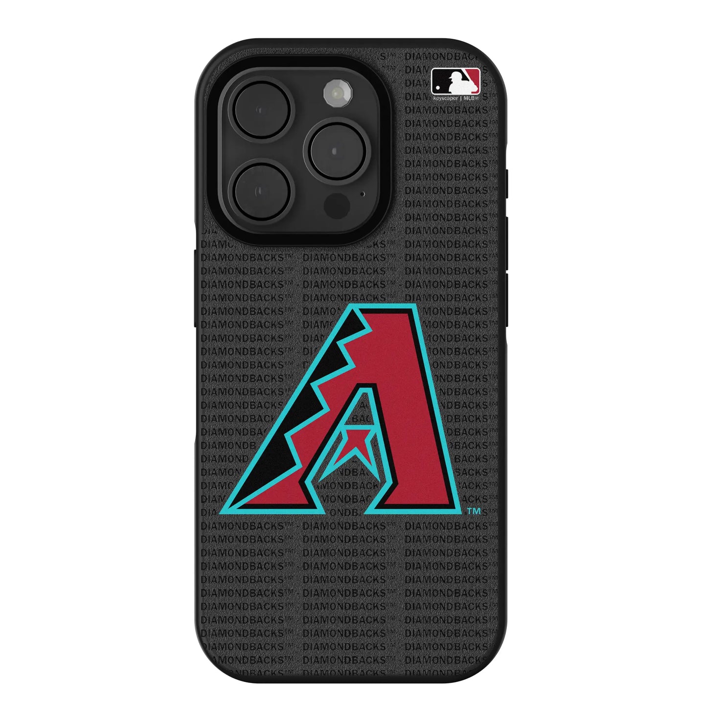Arizona Diamondbacks Text Backdrop Bump Phone Case for Apple iPhone
