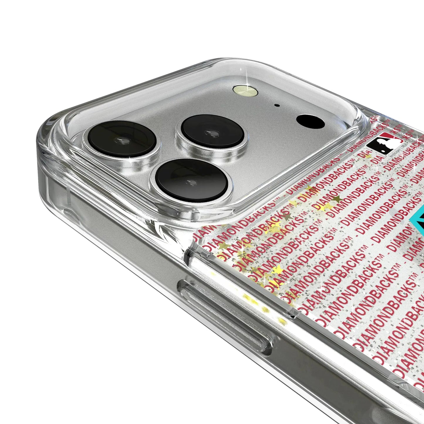 Arizona Diamondbacks Text Backdrop Glitter Phone Case for Apple iPhone