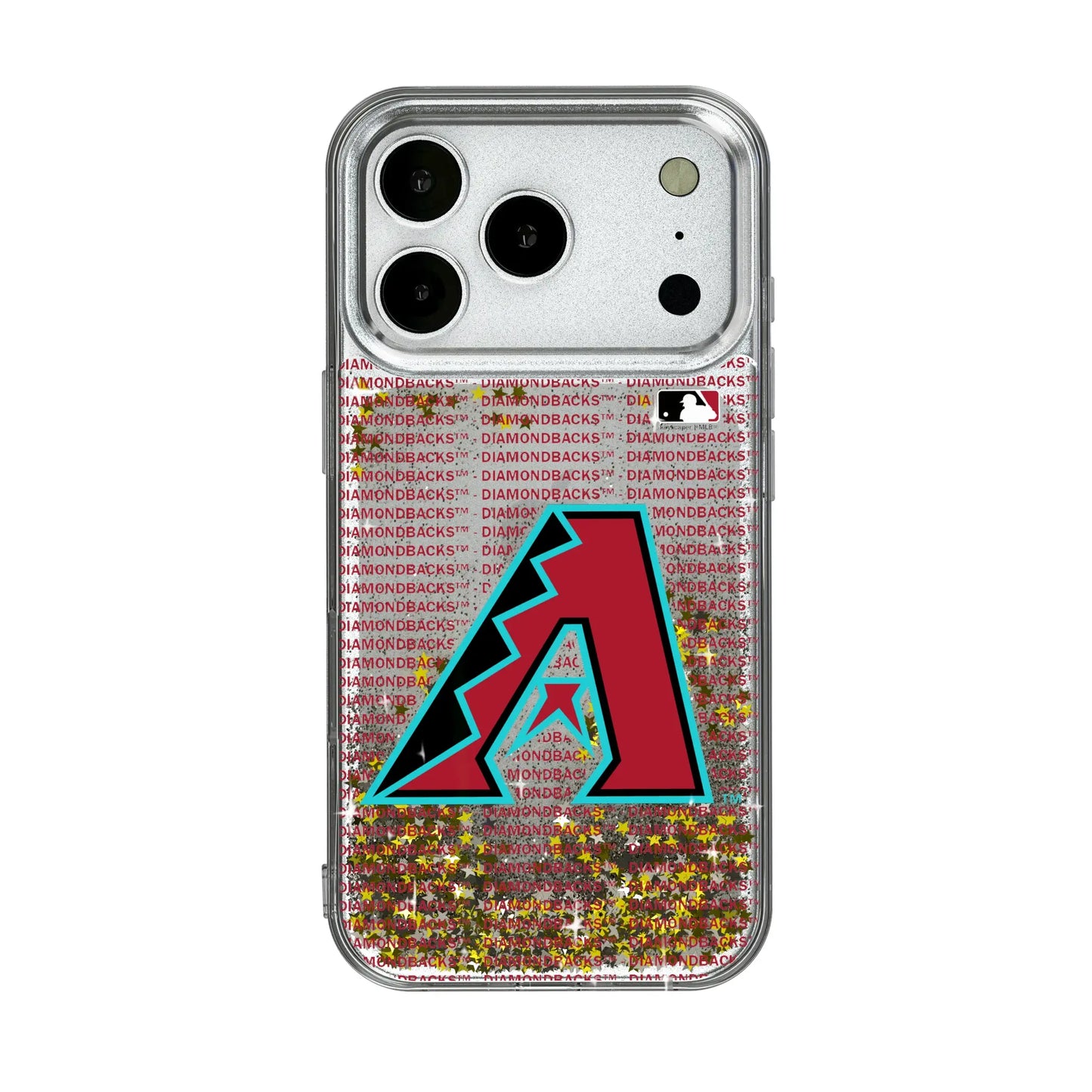 Arizona Diamondbacks Text Backdrop Glitter Phone Case for Apple iPhone