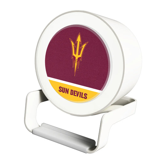 Arizona State University Sun Devils Endzone Solid Night Light Charger and Bluetooth Speaker