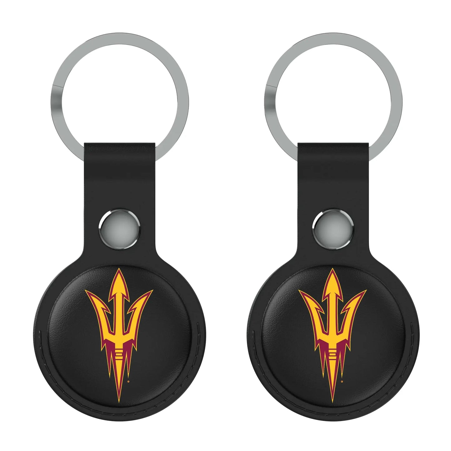 Arizona State University Sun Devils Insignia Black Airtag Holder 2-Pack