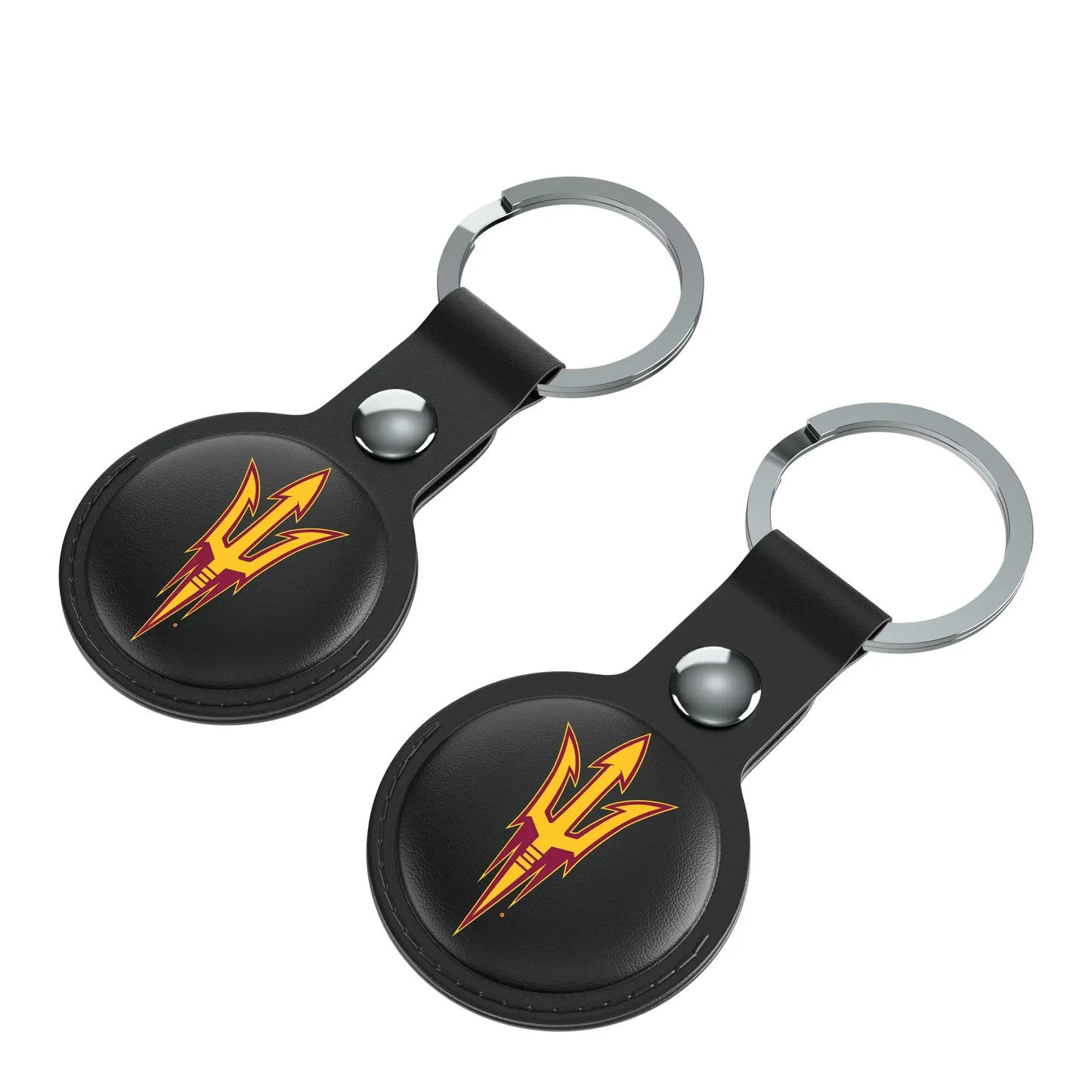Arizona State University Sun Devils Insignia Black Airtag Holder 2-Pack