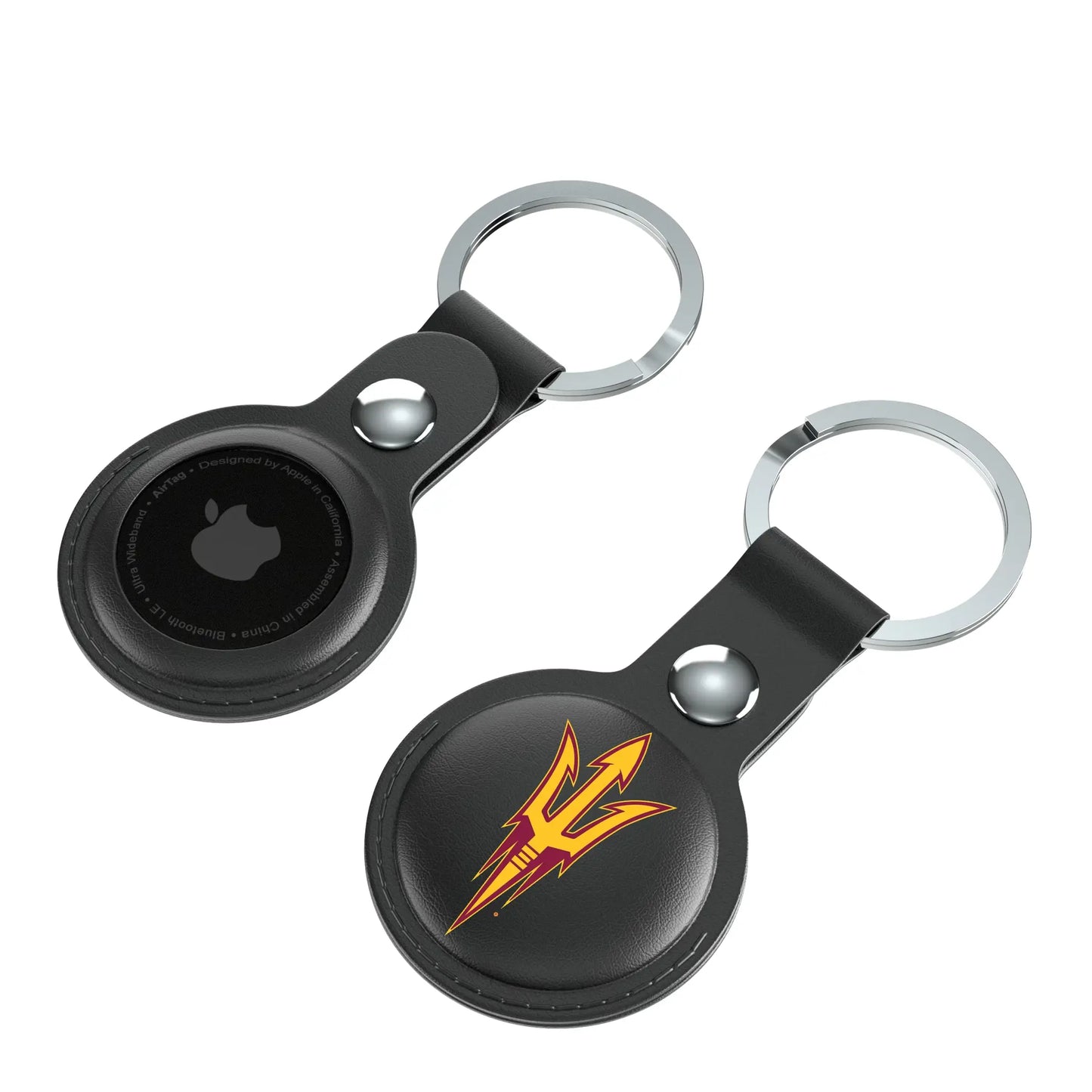 Arizona State University Sun Devils Insignia Black Airtag Holder 2-Pack