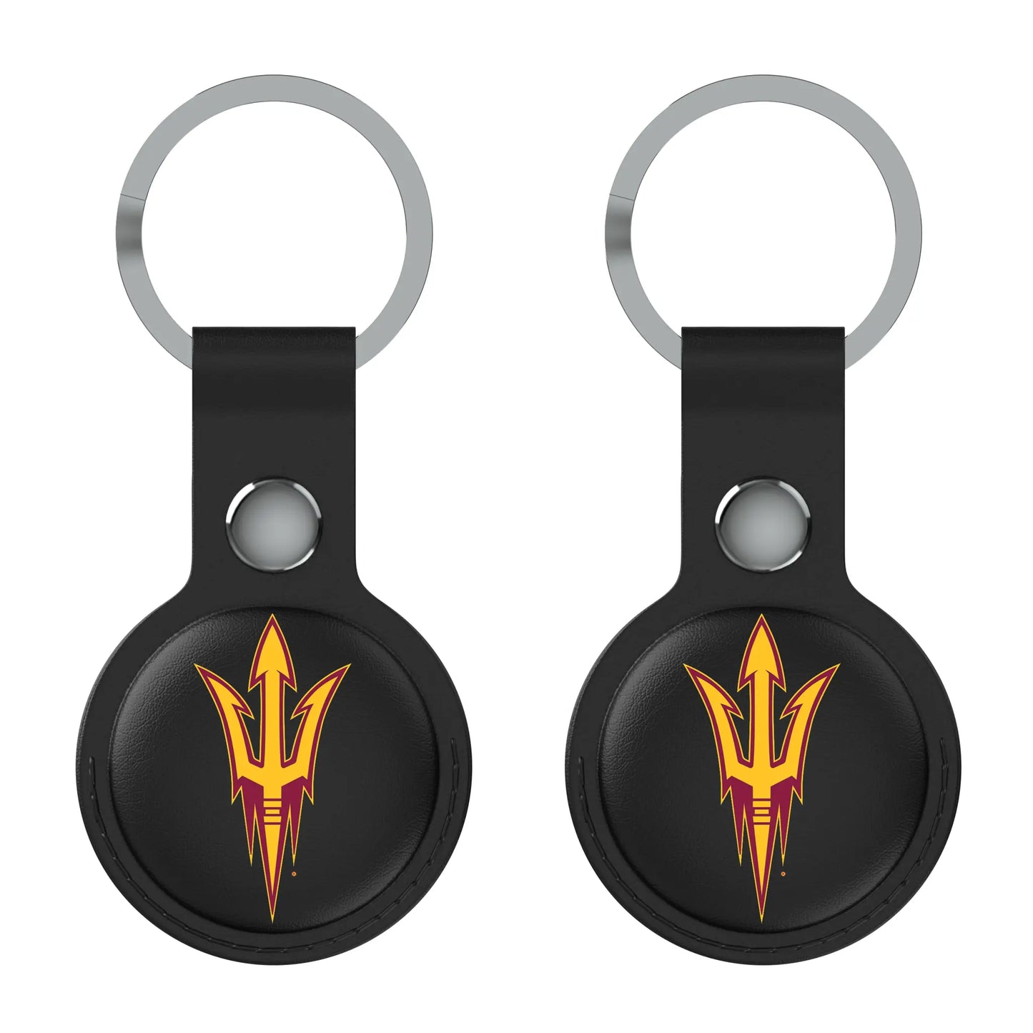 Arizona State University Sun Devils Insignia Black Airtag Holder 2-Pack
