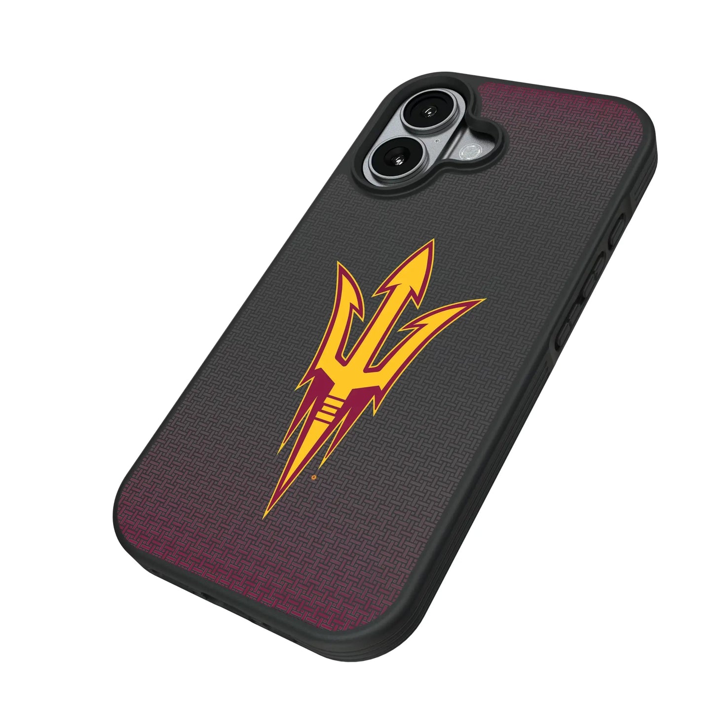 Arizona State University Sun Devils Linen Bump Phone Case for Apple iPhone