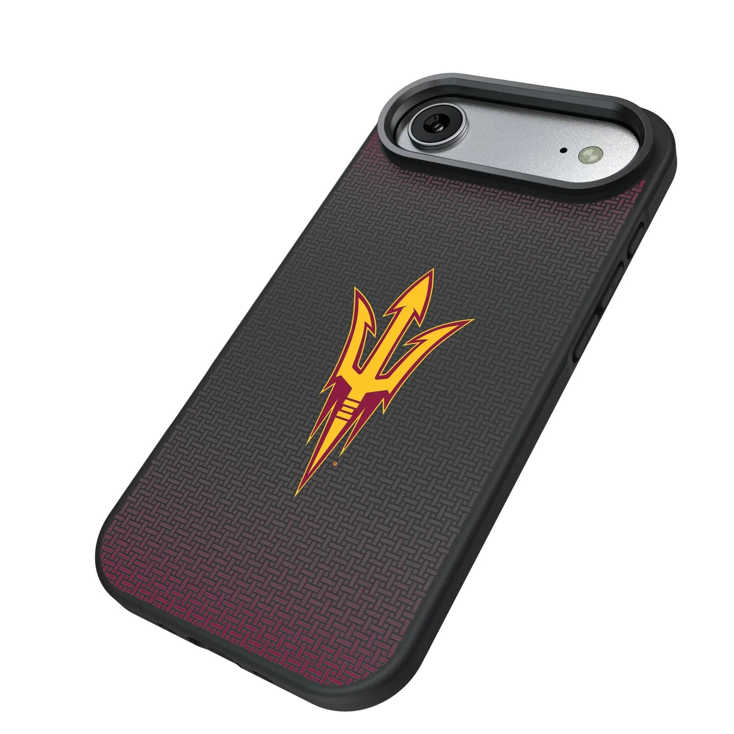 Arizona State University Sun Devils Linen Bump Phone Case for Apple iPhone