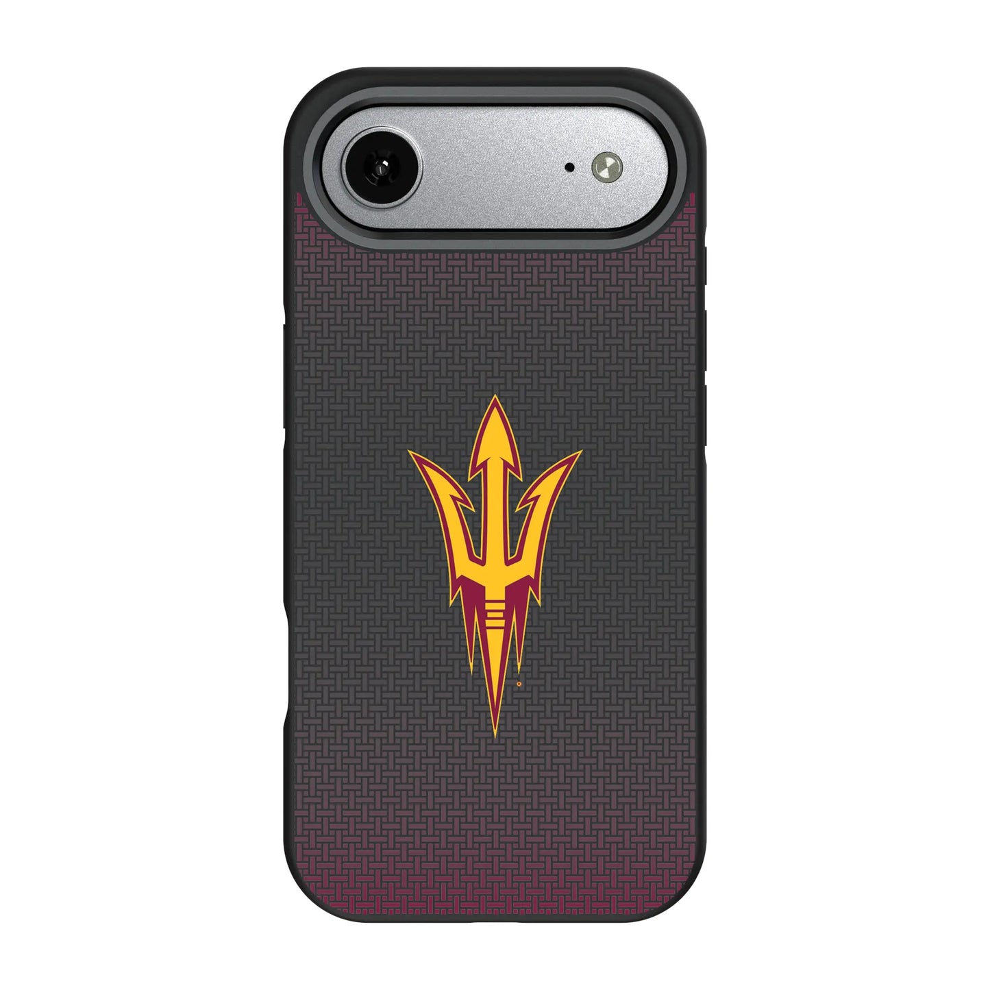 Arizona State University Sun Devils Linen Bump Phone Case for Apple iPhone