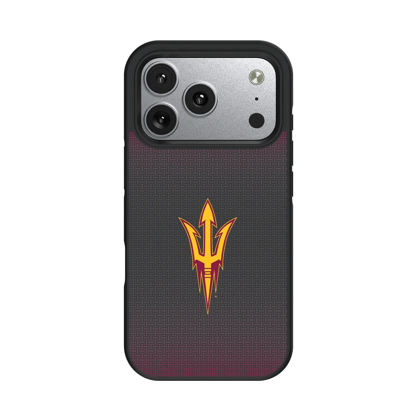 Arizona State University Sun Devils Linen Bump Phone Case for Apple iPhone