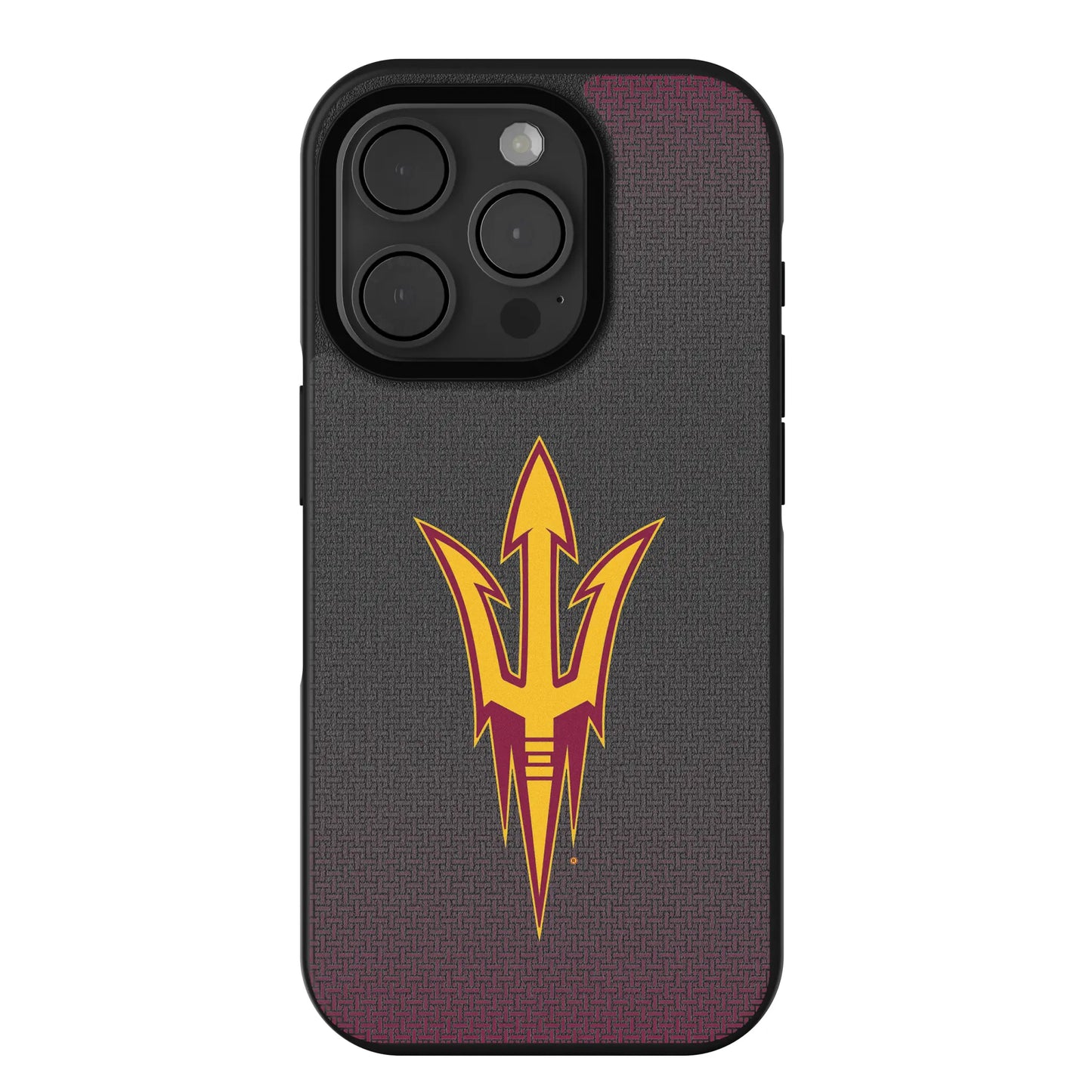 Arizona State University Sun Devils Linen Bump Phone Case for Apple iPhone
