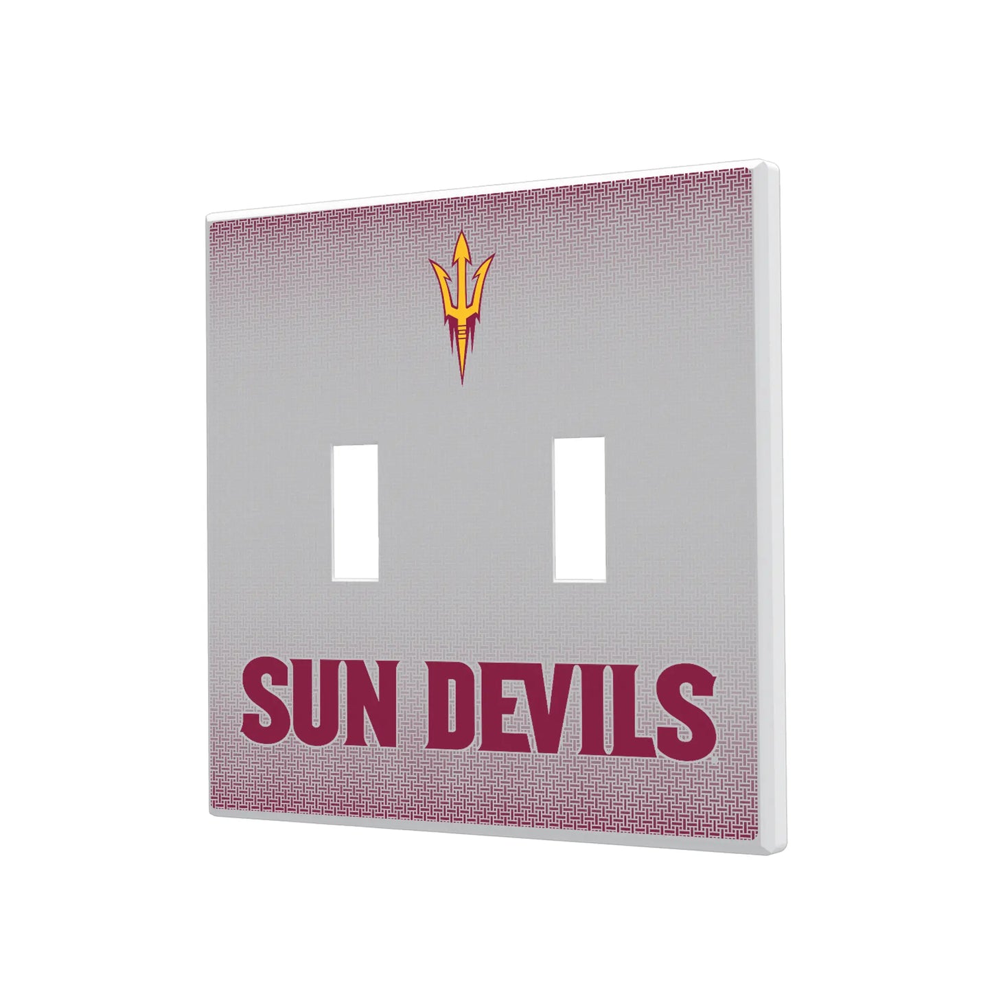 Arizona State University Sun Devils Linen Hidden-Screw Light Switch Plate