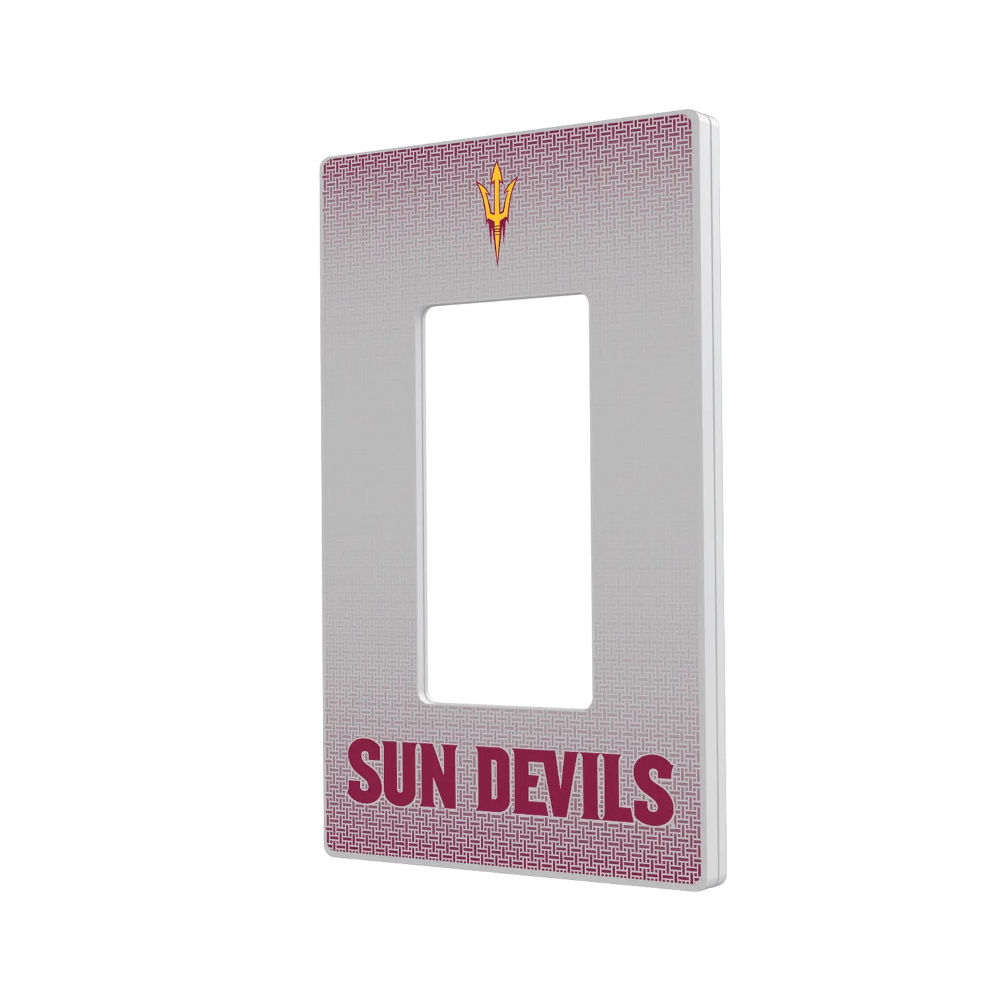 Arizona State University Sun Devils Linen Hidden-Screw Light Switch Plate
