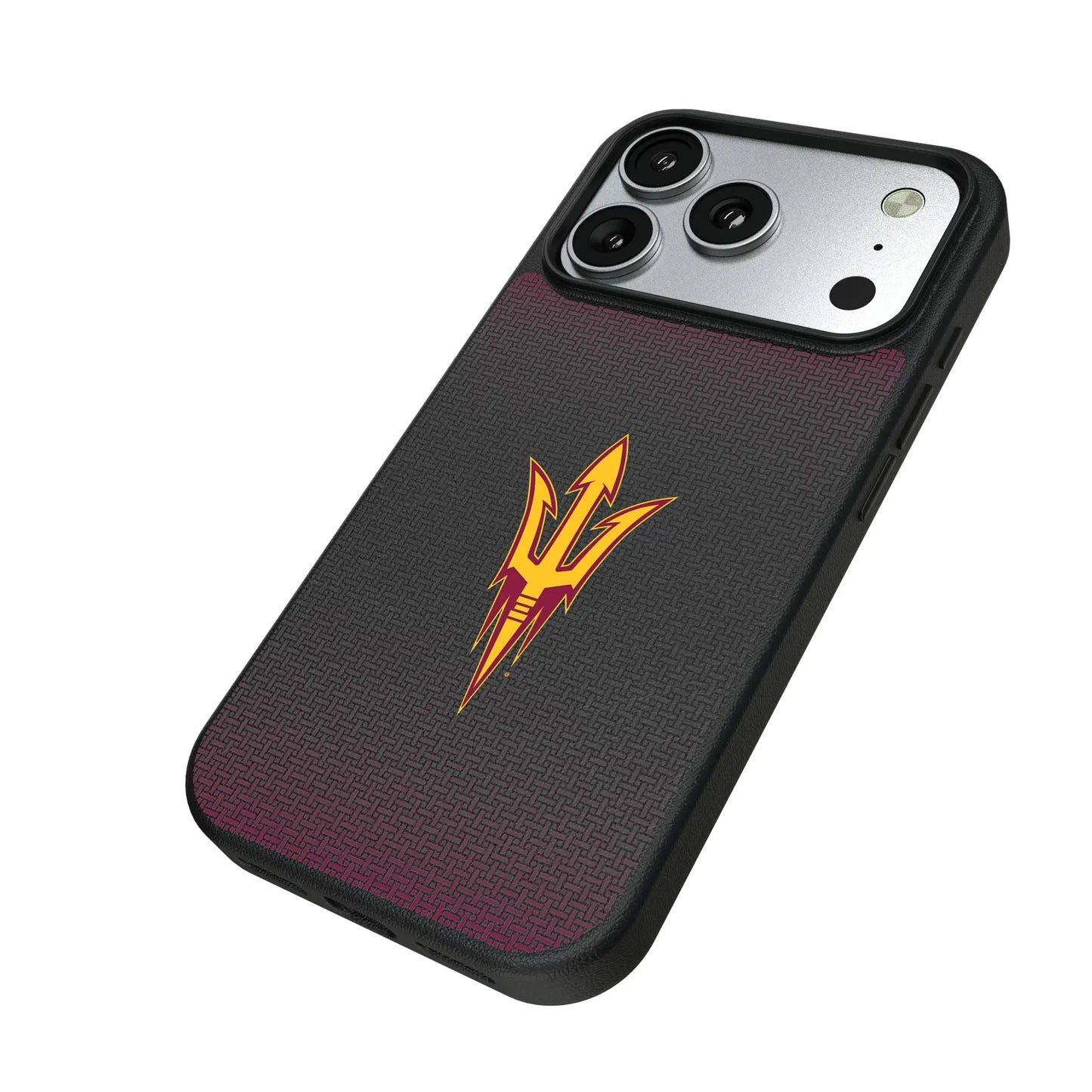 Arizona State University Sun Devils Linen MagSafe Compatible Phone Case for Apple iPhone