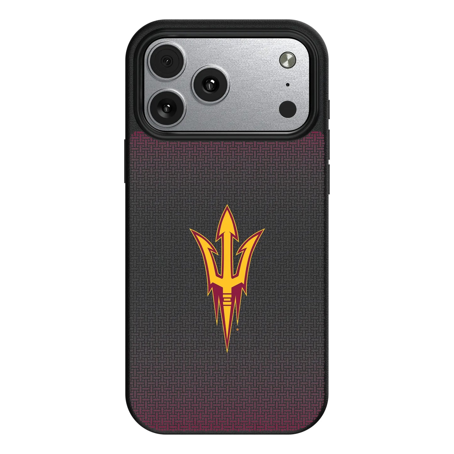 Arizona State University Sun Devils Linen MagSafe Compatible Phone Case for Apple iPhone