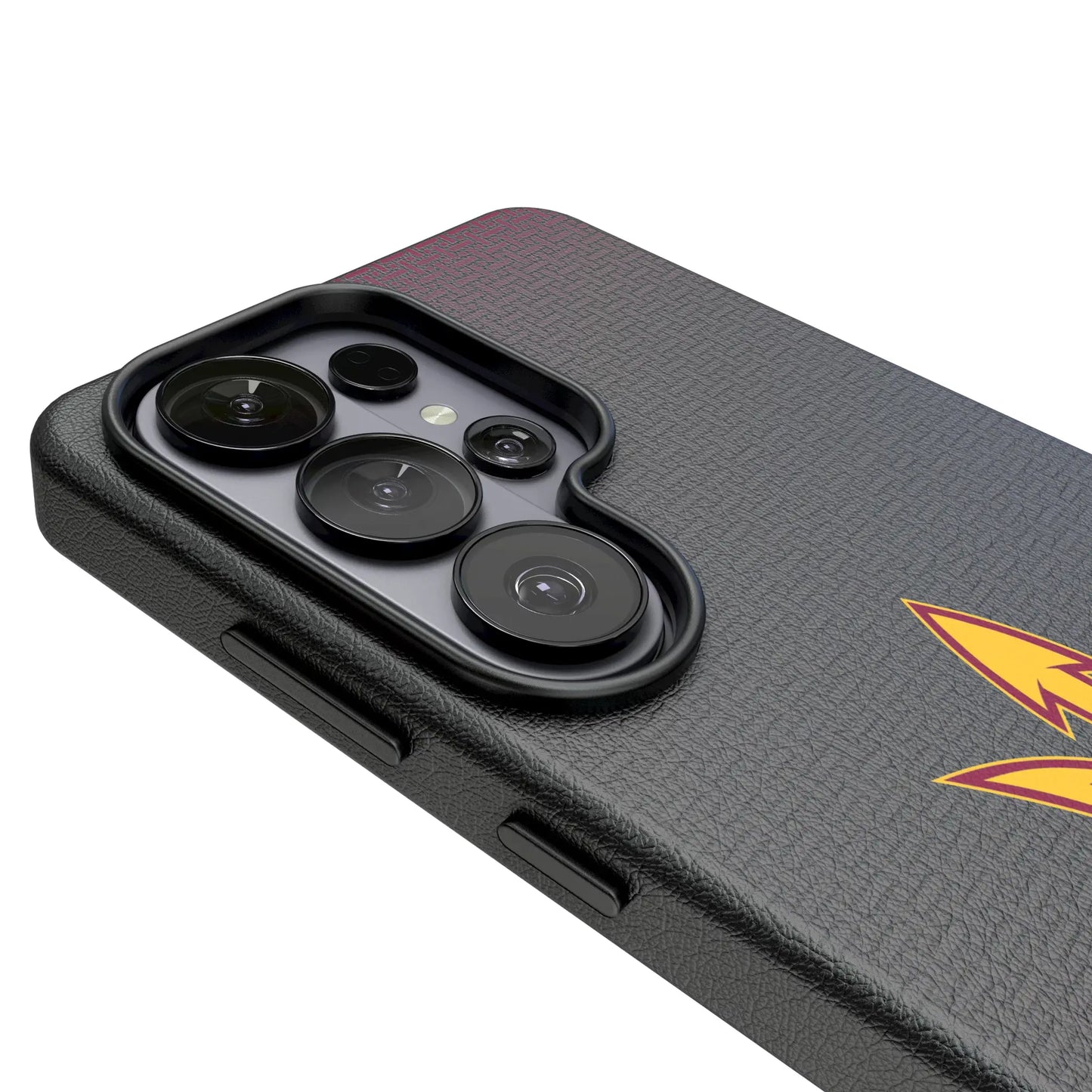 Arizona State University Sun Devils Linen MagSafe Compatible Phone Case for Samsung Galaxy