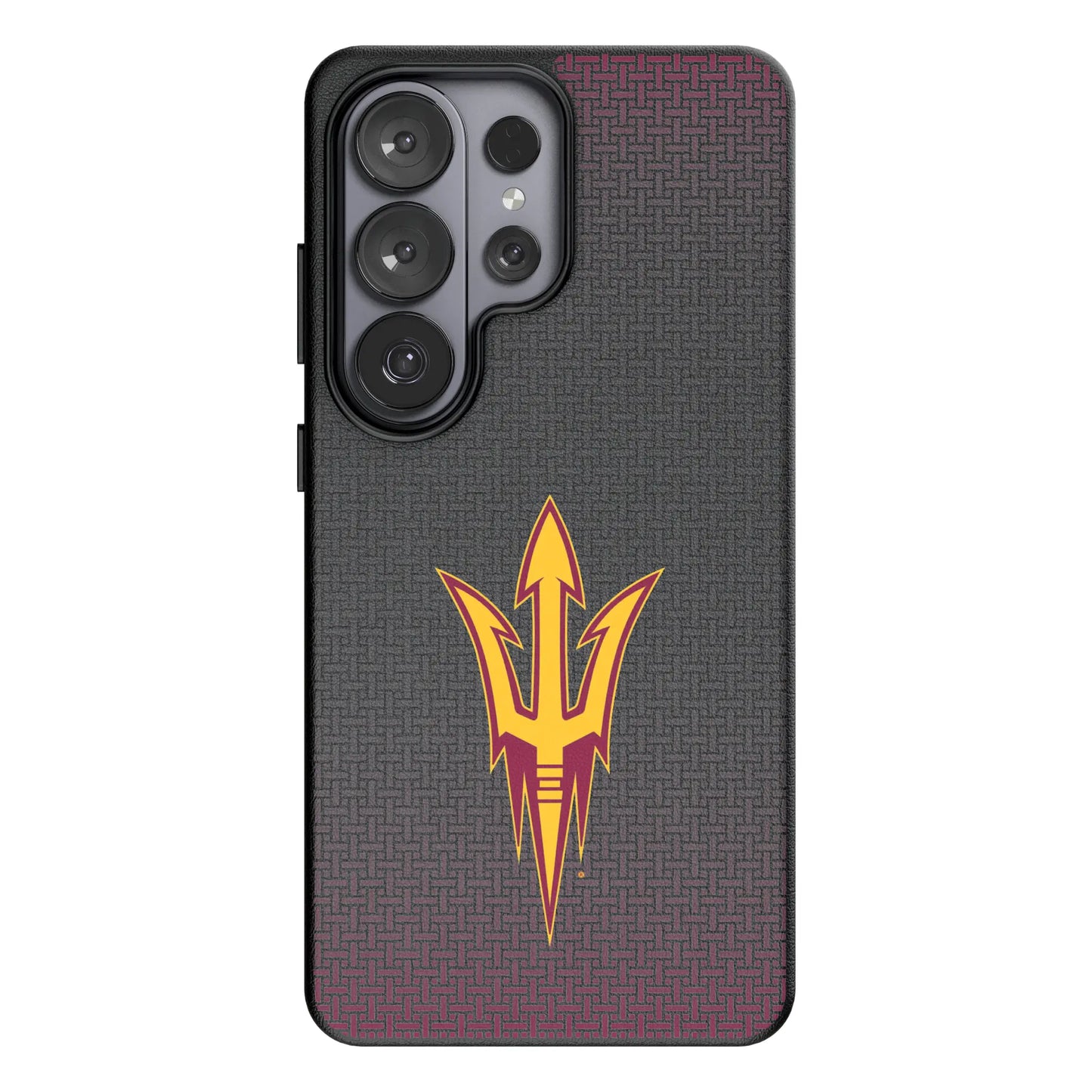 Arizona State University Sun Devils Linen MagSafe Compatible Phone Case for Samsung Galaxy