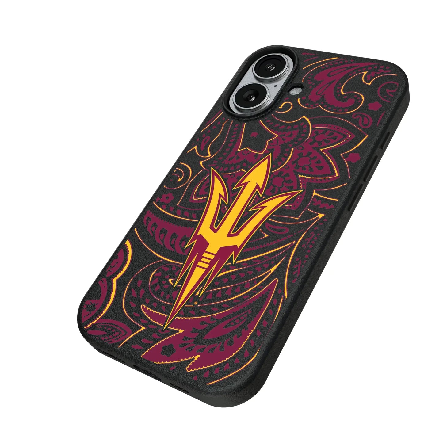 Arizona State University Sun Devils Paisley MagSafe Compatible Phone Case for Apple iPhone