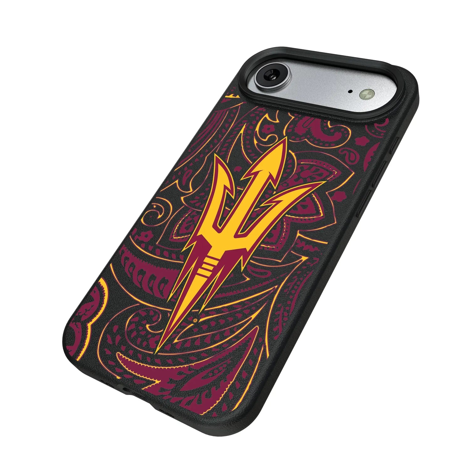 Arizona State University Sun Devils Paisley MagSafe Compatible Phone Case for Apple iPhone