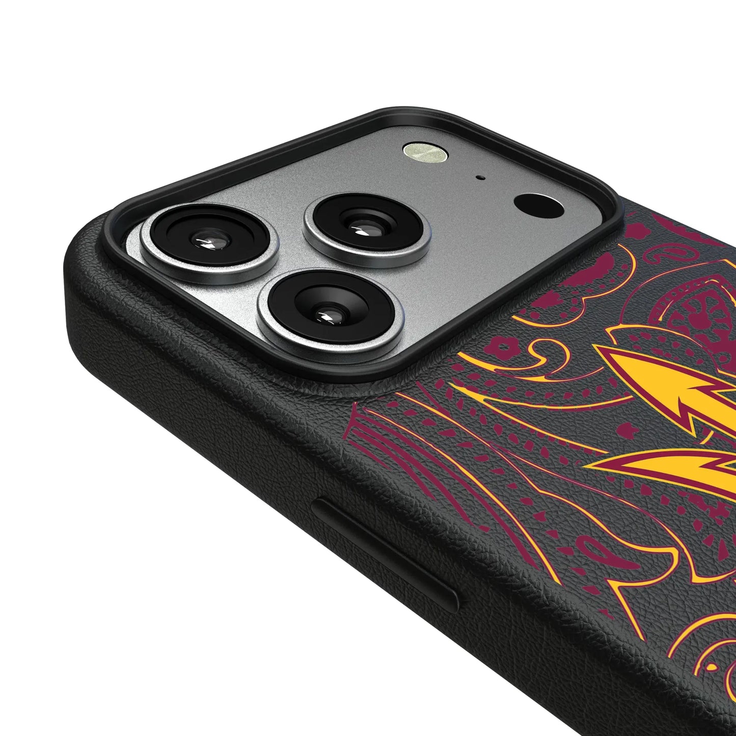 Arizona State University Sun Devils Paisley MagSafe Compatible Phone Case for Apple iPhone