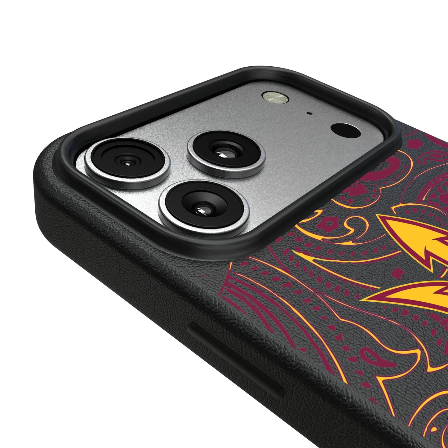 Arizona State University Sun Devils Paisley MagSafe Compatible Phone Case for Apple iPhone