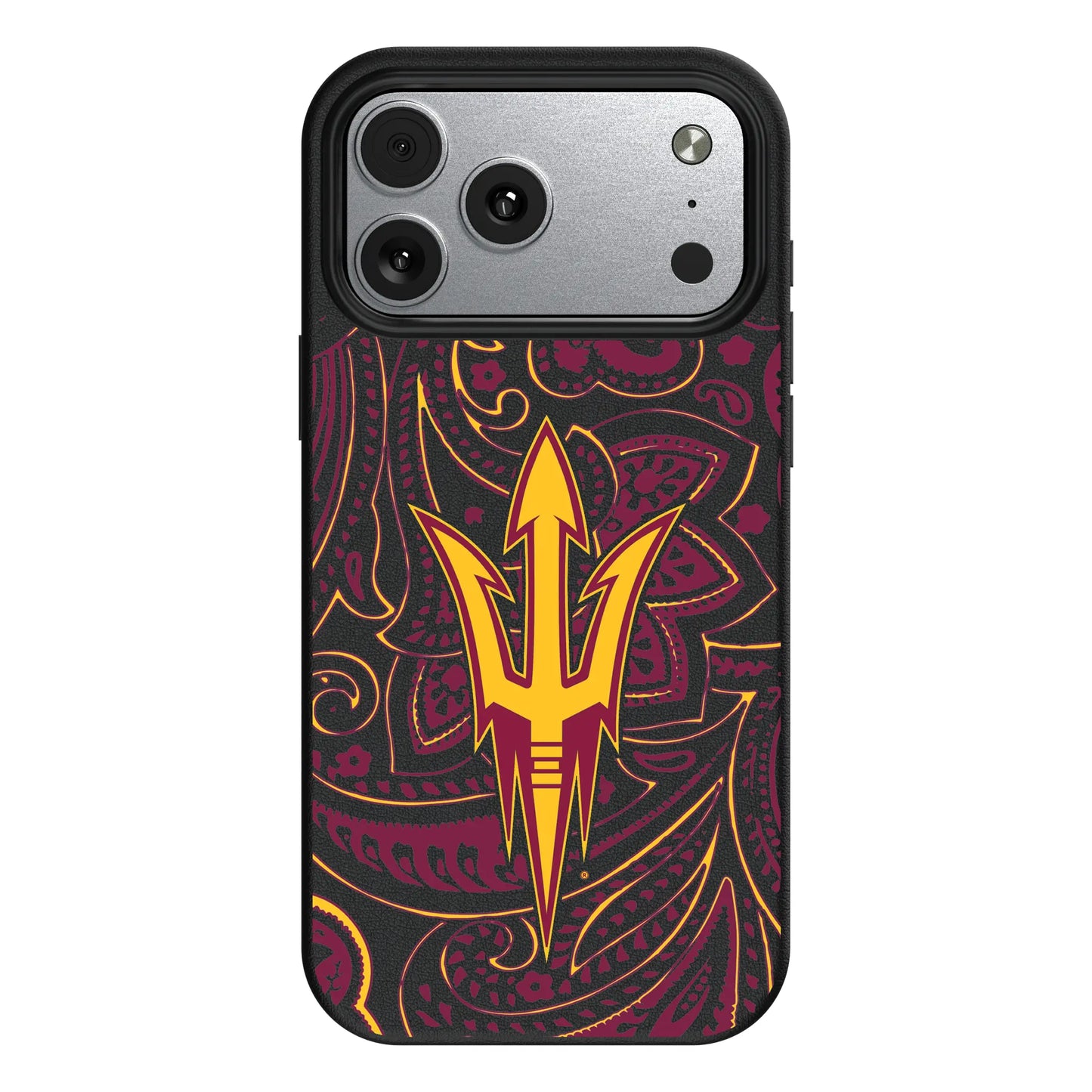 Arizona State University Sun Devils Paisley MagSafe Compatible Phone Case for Apple iPhone