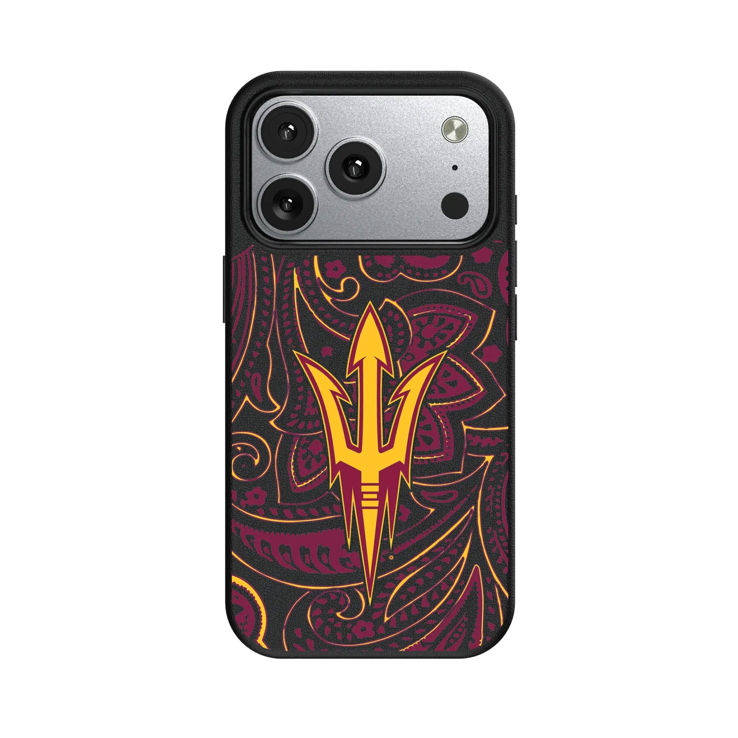 Arizona State University Sun Devils Paisley MagSafe Compatible Phone Case for Apple iPhone