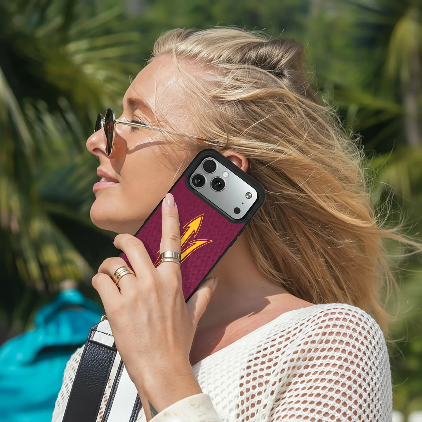 Arizona State University Sun Devils Solid Bump Phone Case for Apple iPhone