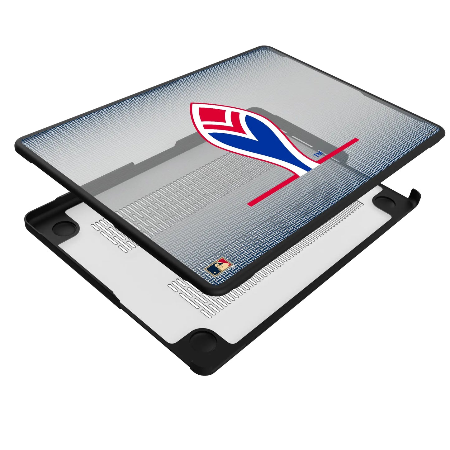 Atlanta Braves 1972-1975 - Cooperstown Collection Linen Laptop Case for Apple MacBook