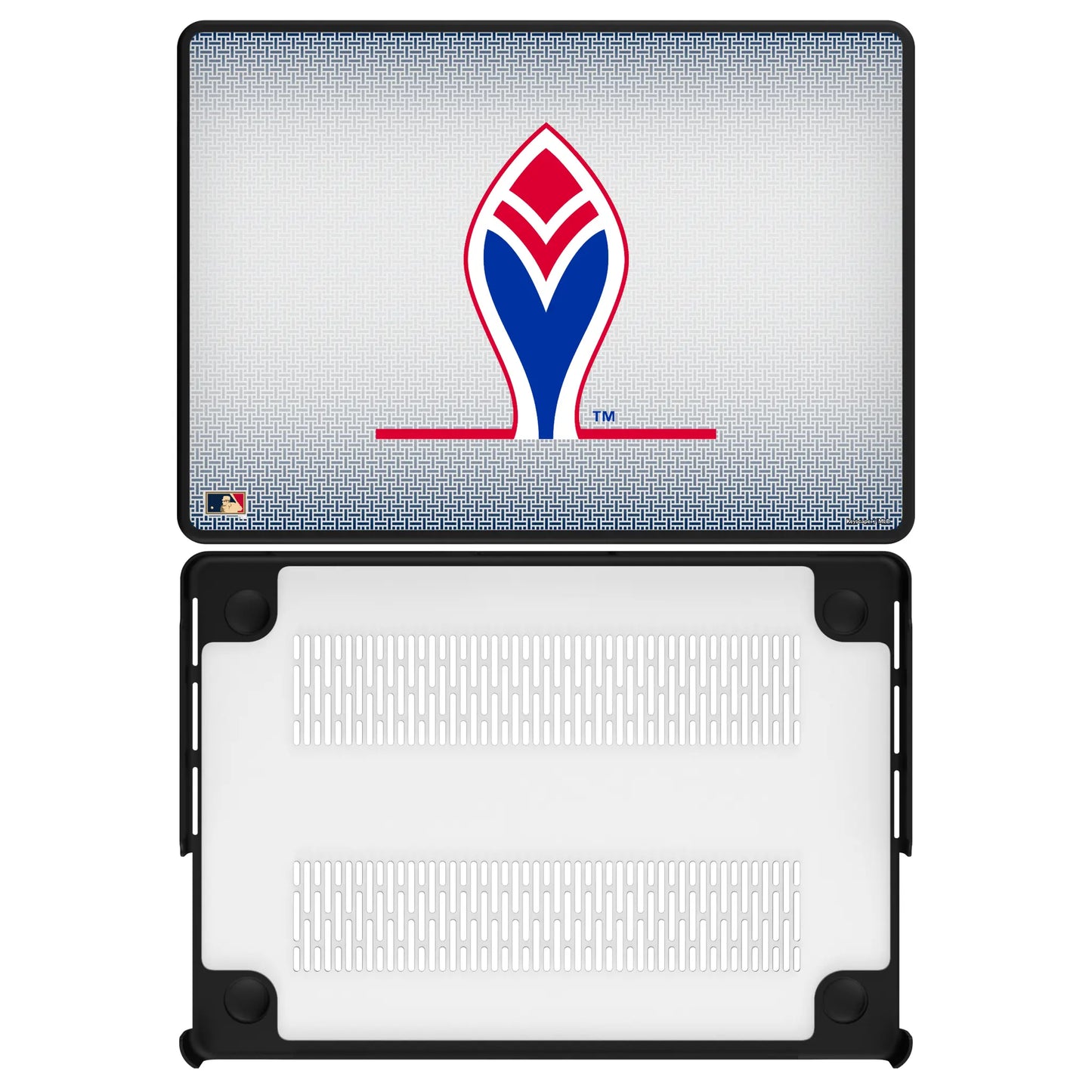 Atlanta Braves 1972-1975 - Cooperstown Collection Linen Laptop Case for Apple MacBook