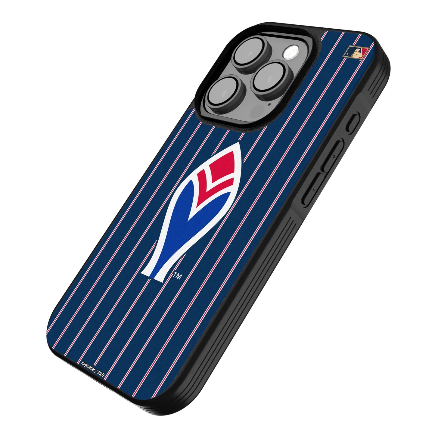 Atlanta Braves 1972-1975 - Cooperstown Collection Pinstripe Bump Phone Case for Apple iPhone
