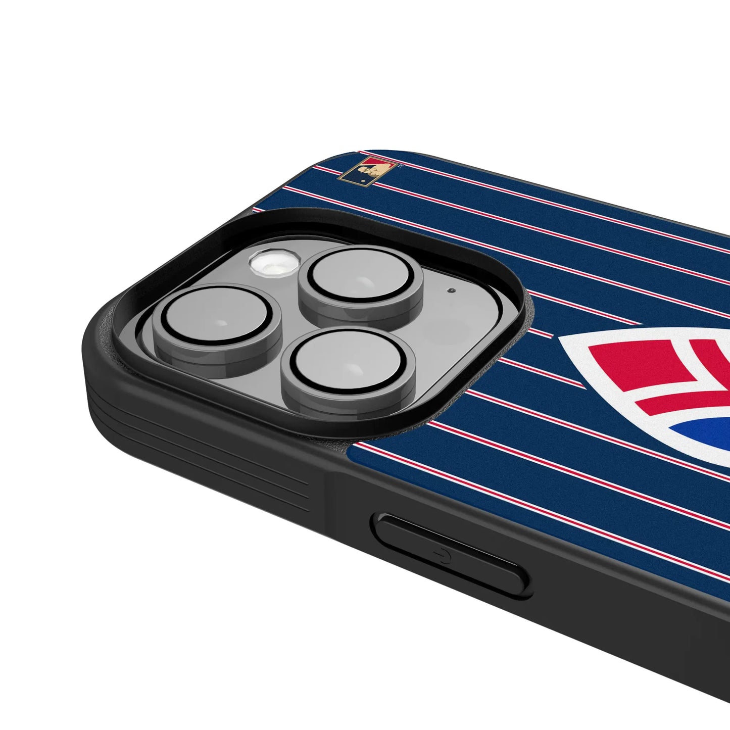 Atlanta Braves 1972-1975 - Cooperstown Collection Pinstripe Bump Phone Case for Apple iPhone