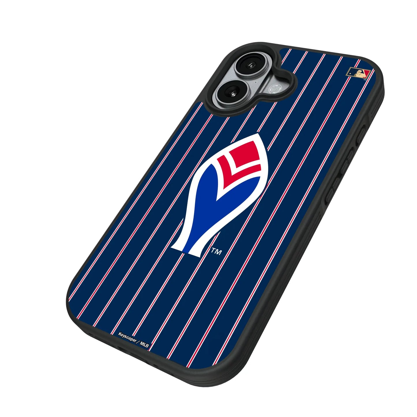 Atlanta Braves 1972-1975 - Cooperstown Collection Pinstripe Bump Phone Case for Apple iPhone