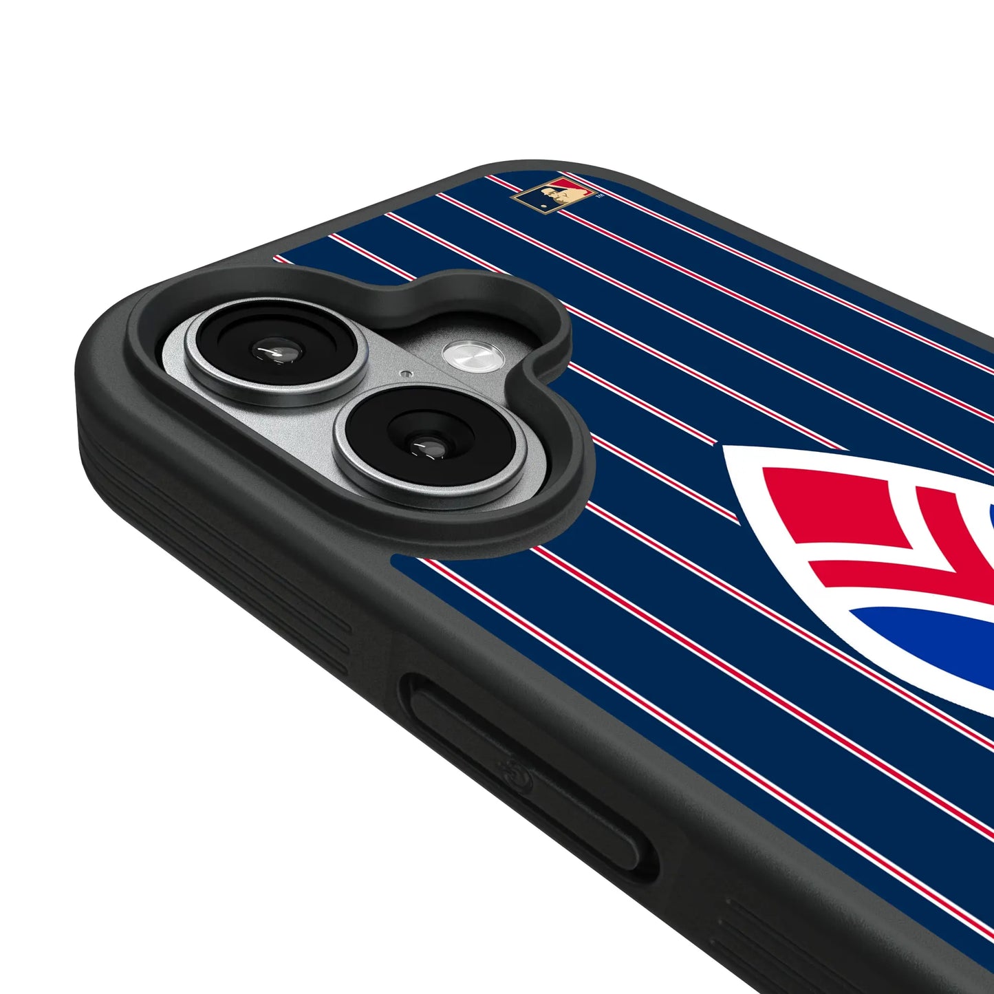 Atlanta Braves 1972-1975 - Cooperstown Collection Pinstripe Bump Phone Case for Apple iPhone