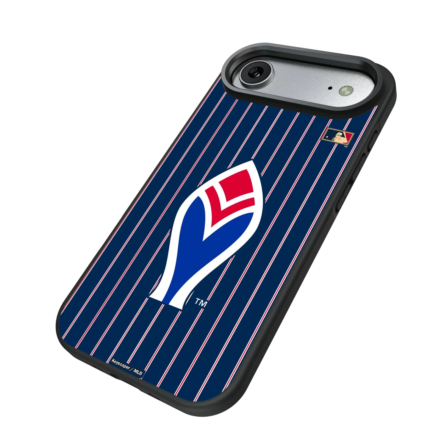 Atlanta Braves 1972-1975 - Cooperstown Collection Pinstripe Bump Phone Case for Apple iPhone