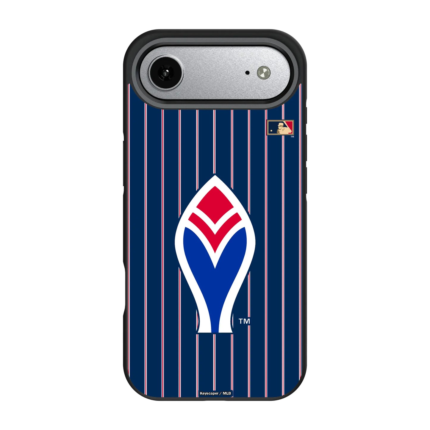 Atlanta Braves 1972-1975 - Cooperstown Collection Pinstripe Bump Phone Case for Apple iPhone