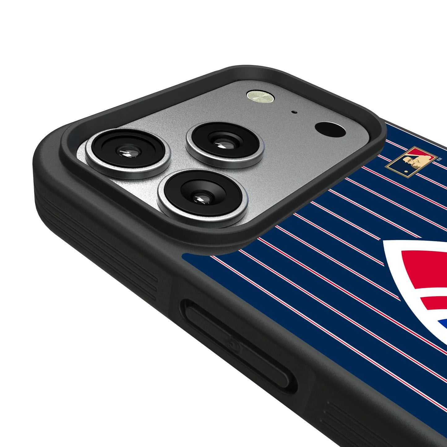Atlanta Braves 1972-1975 - Cooperstown Collection Pinstripe Bump Phone Case for Apple iPhone