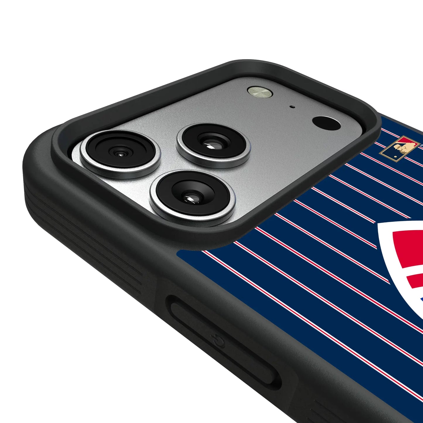 Atlanta Braves 1972-1975 - Cooperstown Collection Pinstripe Bump Phone Case for Apple iPhone