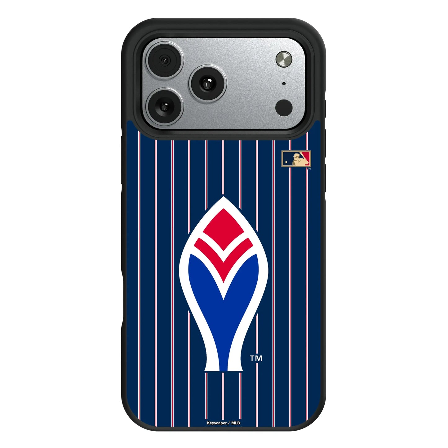 Atlanta Braves 1972-1975 - Cooperstown Collection Pinstripe Bump Phone Case for Apple iPhone