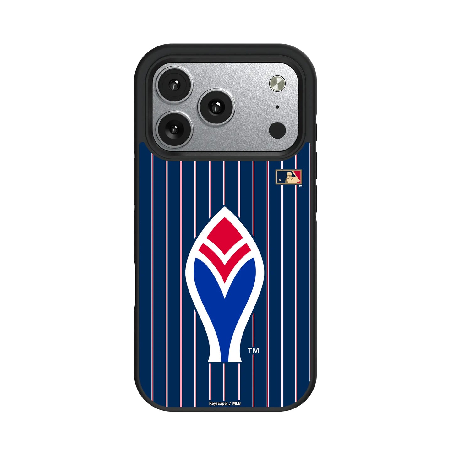 Atlanta Braves 1972-1975 - Cooperstown Collection Pinstripe Bump Phone Case for Apple iPhone