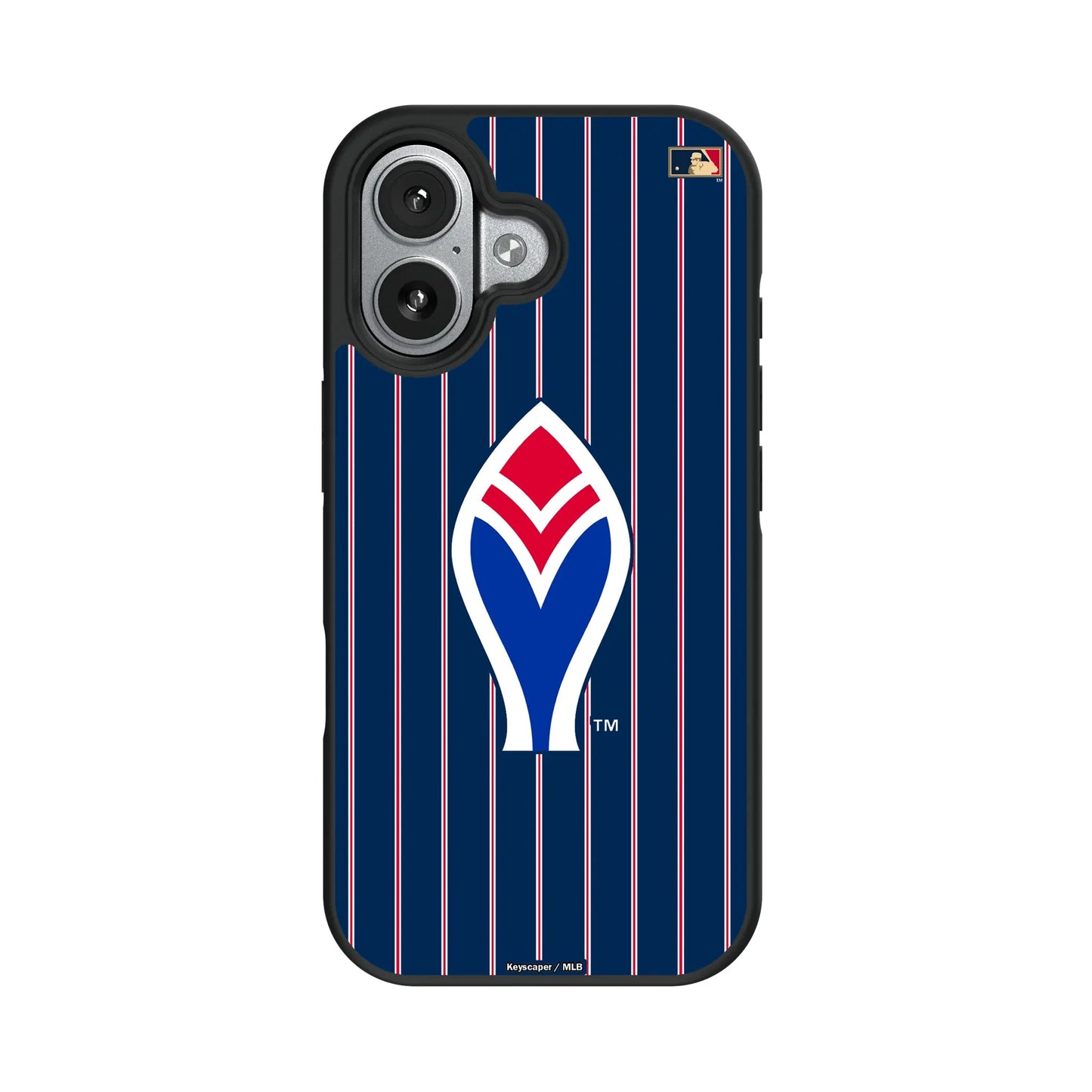 Atlanta Braves 1972-1975 - Cooperstown Collection Pinstripe Bump Phone Case for Apple iPhone